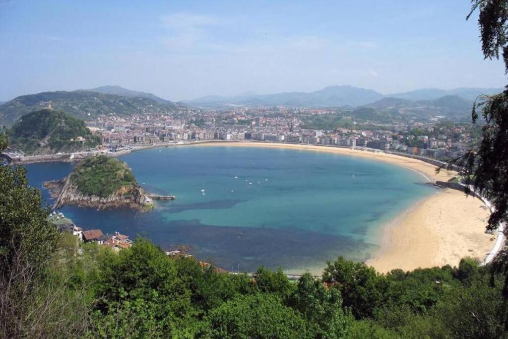 New Gorgeous Central Apartment - Beachfront - 3 Bd San Sebastián Eksteriør bilde