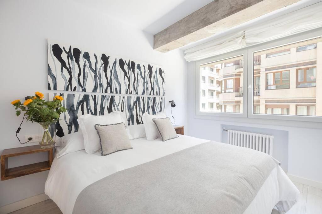 New Gorgeous Central Apartment - Beachfront - 3 Bd San Sebastián Eksteriør bilde