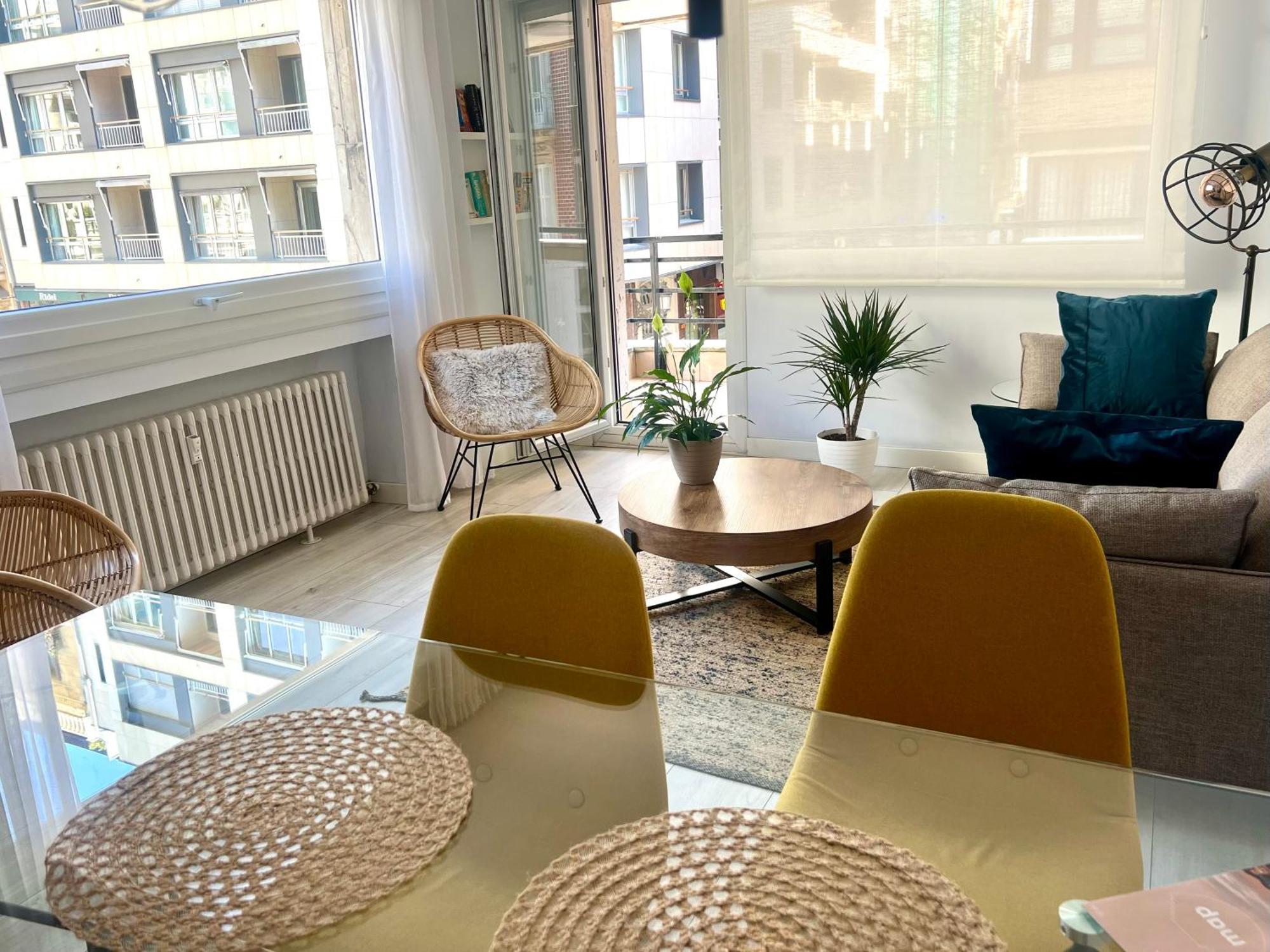 New Gorgeous Central Apartment - Beachfront - 3 Bd San Sebastián Eksteriør bilde