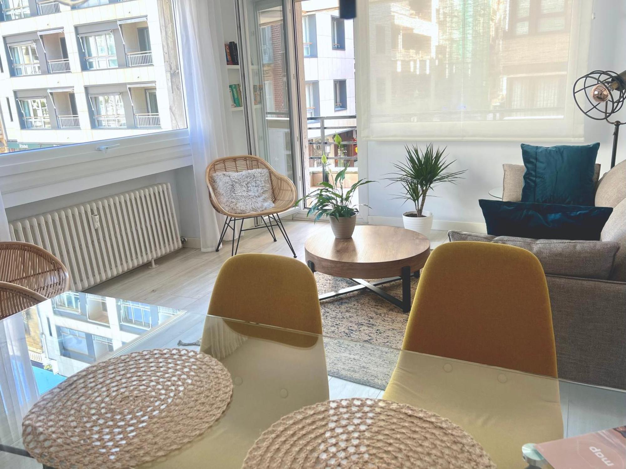 New Gorgeous Central Apartment - Beachfront - 3 Bd San Sebastián Eksteriør bilde